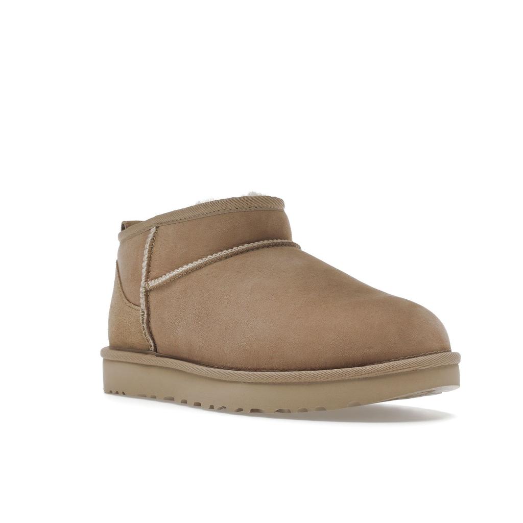 UGG Women's Classic Short II Boots Sand Suede Wool Lined Winter Boots 1116109-SAN