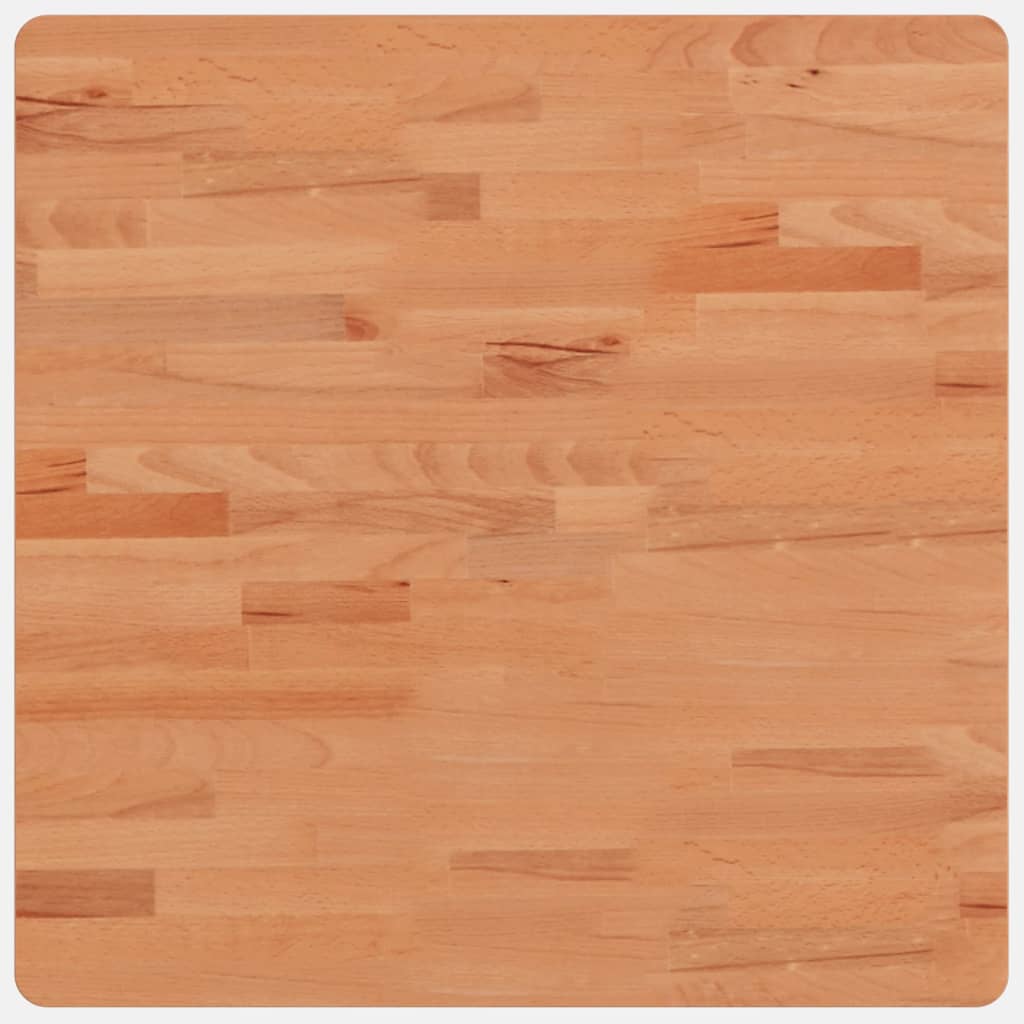Vidaxl Blat Stołu, 60X60X2,5 Cm, Kwadratowy, Lite Drewno Bukowe