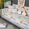 Plaid Sofa Cushion Four Seasons Universal Non-Slip Simple Modern All-Inclusive Anti-Scratching Cute Cushion Set Cover Cloth