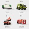 Alloy Waste Disposal Truck Inertia Engineering Vehicle For Kids Educational Play