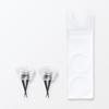 MUJI Wall-mounted Acrylic Display Shelf U-shaped NDG23A3A Width 22cm Depth 12cm Height 2.5/5cm