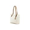 Michael Kors Jet Set Item Fashion Items All-over Presbyopia Print Leather Shoulder Bag Women’s White