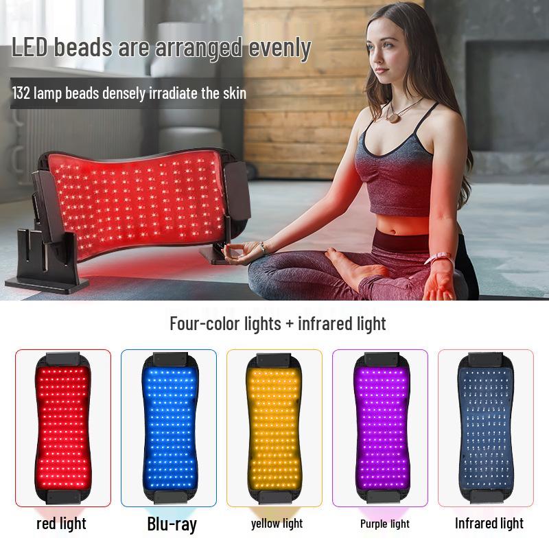 LED Full-Body Skin Rejuvenation Device for Home Use - Red and Blue Light Therapy Instrument.