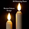 2pcs Flameless LED Taper Candles with Dusk To Dawn Sensor Electric Candle  Christmas