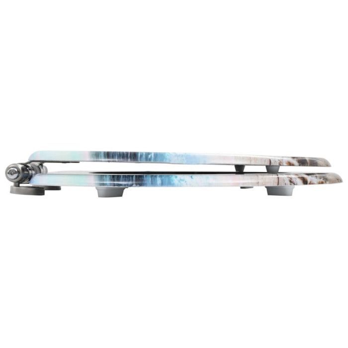 VidaXL Siège de toilette MDF Couvercle à fermeture en douceur Coquille