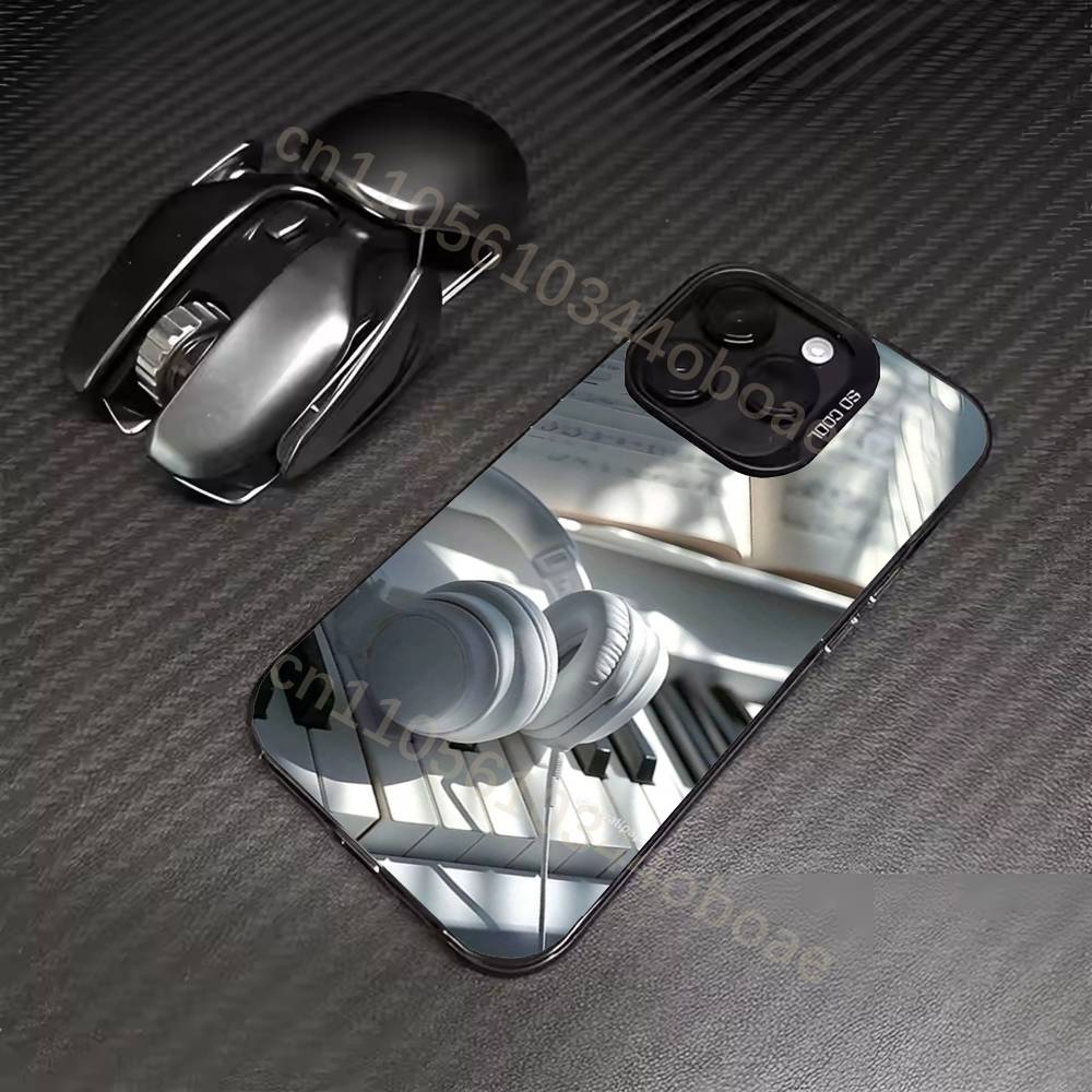 Piano Classical Music Phone Case For iPhone 17,16,15,14,13,12,11,Pro,MAX,Plus TPU Soft To Skin-friendly Cover
