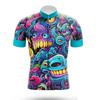Completo da Ciclismo da Uomo Set Manica Corta Estate Protezione Solare Maglia Sportiva da Ciclismo Asciugatura Rapida Maglia da Ciclismo Salopette da Ciclismo