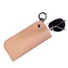 with Keyring Sunglasses Pouch PU Leather Hanging Sunglasses  Eyewear Accessories