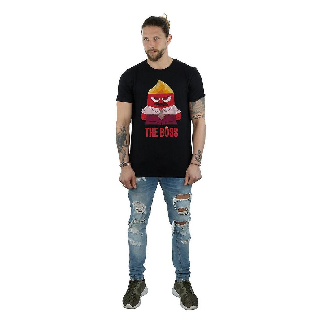 Inside Out Mens The Boss Anger Cotton T-Shirt