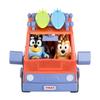 Bluey Heeler Family 4WD Vehicle and Figure Inch Figures with Surfboard Accessories and 2 17637 4-Pack 2.5-3 Stickers,