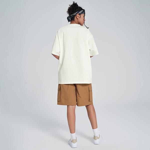 Reebok Logo Print Sports Casual Short Sleeve T-Shirt Unisex Tops White 24SRM409UGW1