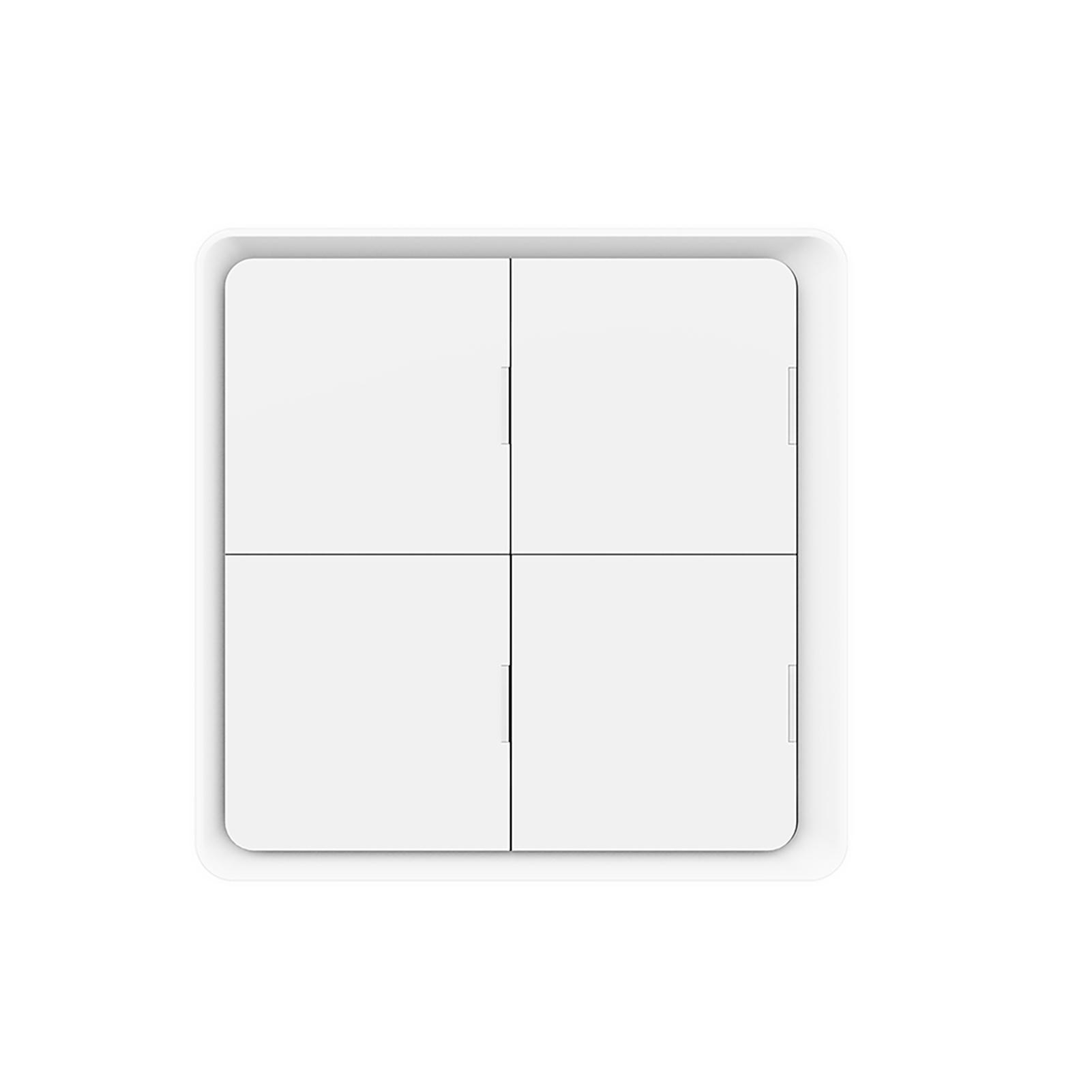 

Беспроводной переключатель сцен, кнопочный, умный переключатель, настенная панель, питание от батареи, приложение Tuya Smart Life, дистанционное управление для умного 4 Gang белый