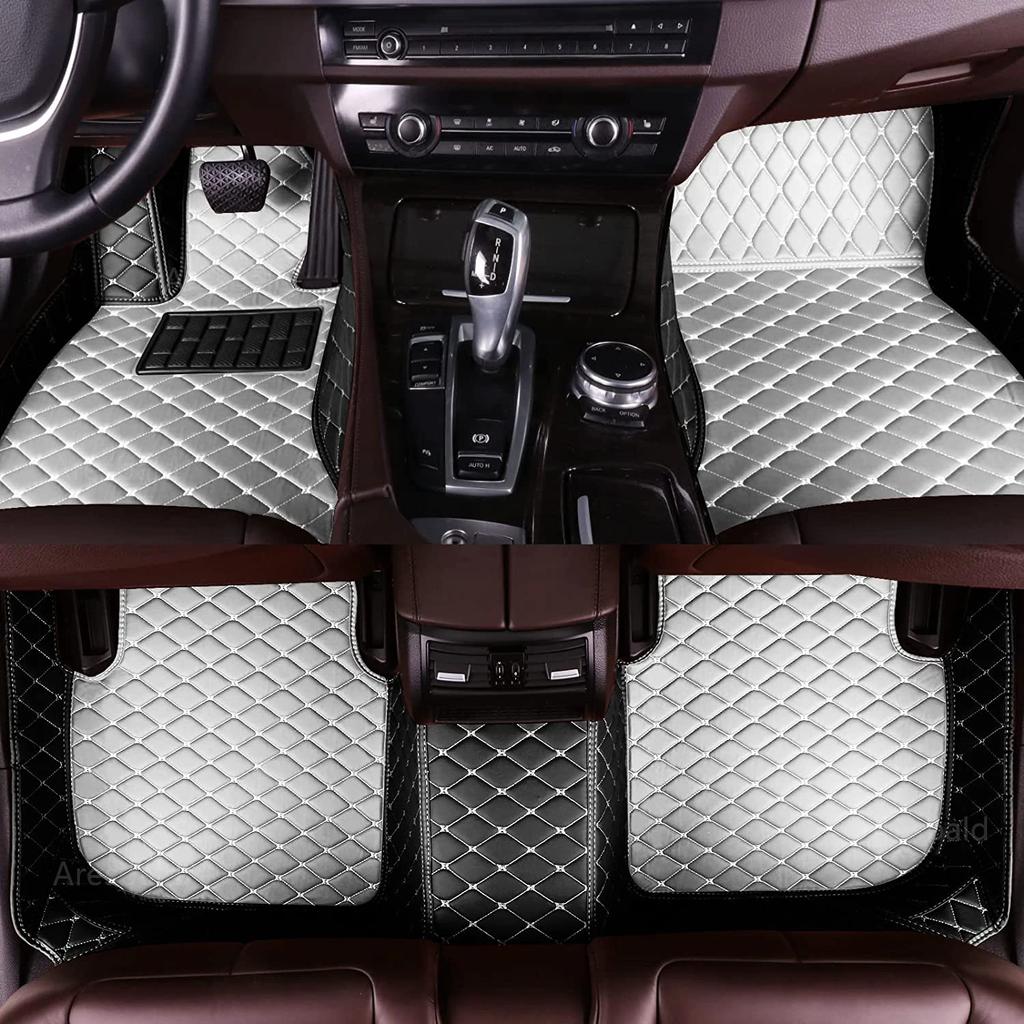 For Lincoln Aviator Nautilus 2019-2026 Auto Leather Waterproof Custom Car Floor Mats Carpets Foot Coche Accessorie Floor Liners