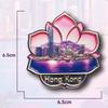 China Hong Kong Fridge Stickers Tsim Sha Tsui Travel Souvenirs Macao Fridge Stickers Home Decoration Wedding Gifts