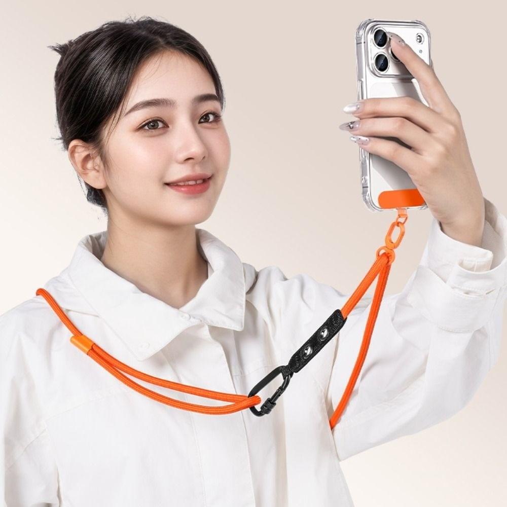 Adjustable Crossbody Phone Strap with Patch Neck Rope Mobile Phone Lanyard  Cell Phone Accessories