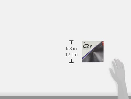 MIZUNO Table Tennis Rubber Q1 83JRT291 62: Red 1.9