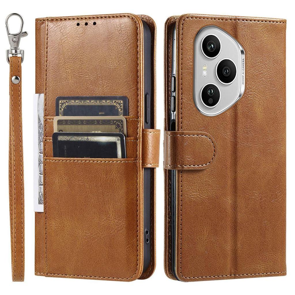 Cover for HONOR 400 Pro Retro PU Leather Flip Wallet Phone Case Multi Card Slots