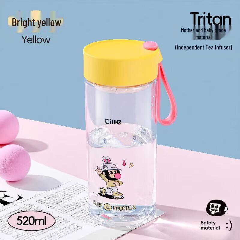 Cille Cartoon Tritan Drop-Proof Water Bottle