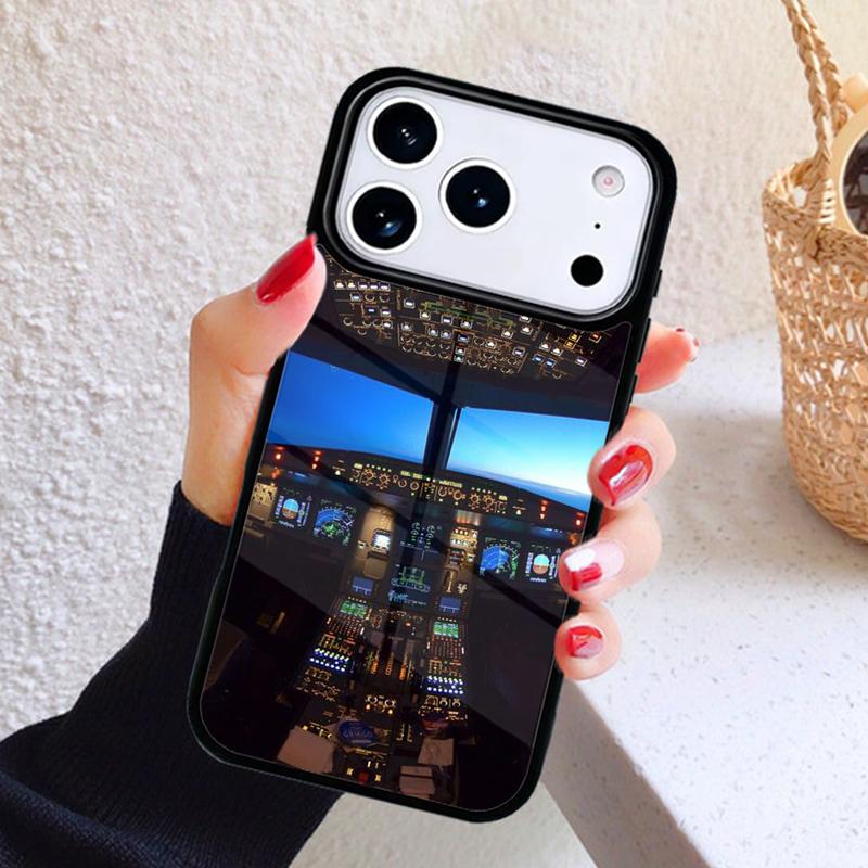 Travel Pilot Phone Case For iPhone 17 Air 16 15 14 13 12 11 Pro Max Plus