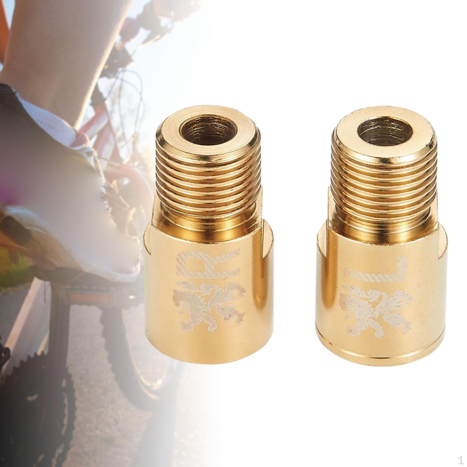 

Подовжувачі педалей велосипеда, 2 шт. Аксесуари Подовжувачі для важких умов Розпірка для велосипедів для спуску gold