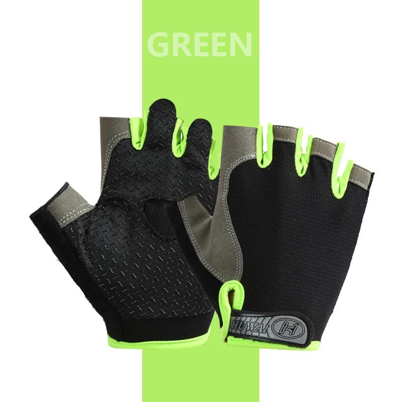 Cycling Bicycle Gloves Half Finger Gym Gloves Mitten Breathable Anti-slip Glove Fitness Sport Training Gloves Men Women Exercise