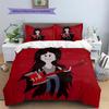 Marceline the Vampire Queen  Pattern Bedding Quilt Set  Home Decoration  Gift (1 * duvet cover + 2 * pillowcase  without core)