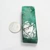Natural Green Emerald Loose Gemstone Dyed Rough Uncut 513.65 ct for Lapidary and Gem Collections