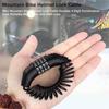 Accessori per Bicicletta Catena Lucchetto per Casco Durevole Combinazione a 4 Cifre Portatile Bici Moto Antifurto Cavo Punto Catena