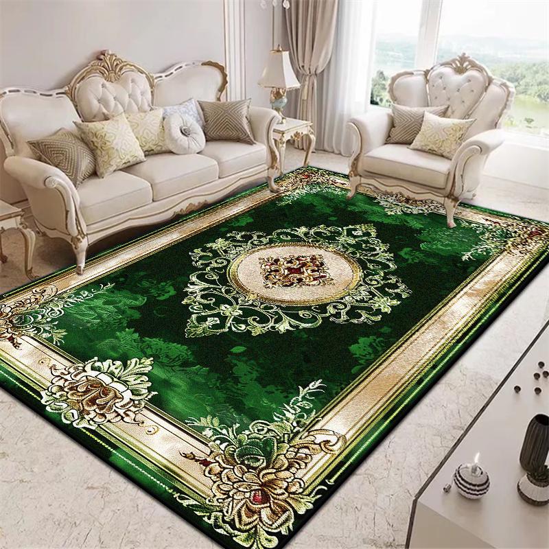 Large Size Luxury Gorgeous Carpet Living Room Decoration Coffee Table Area Non-slip Floor Mat Bedroom Cloakroom Entrance Rugs