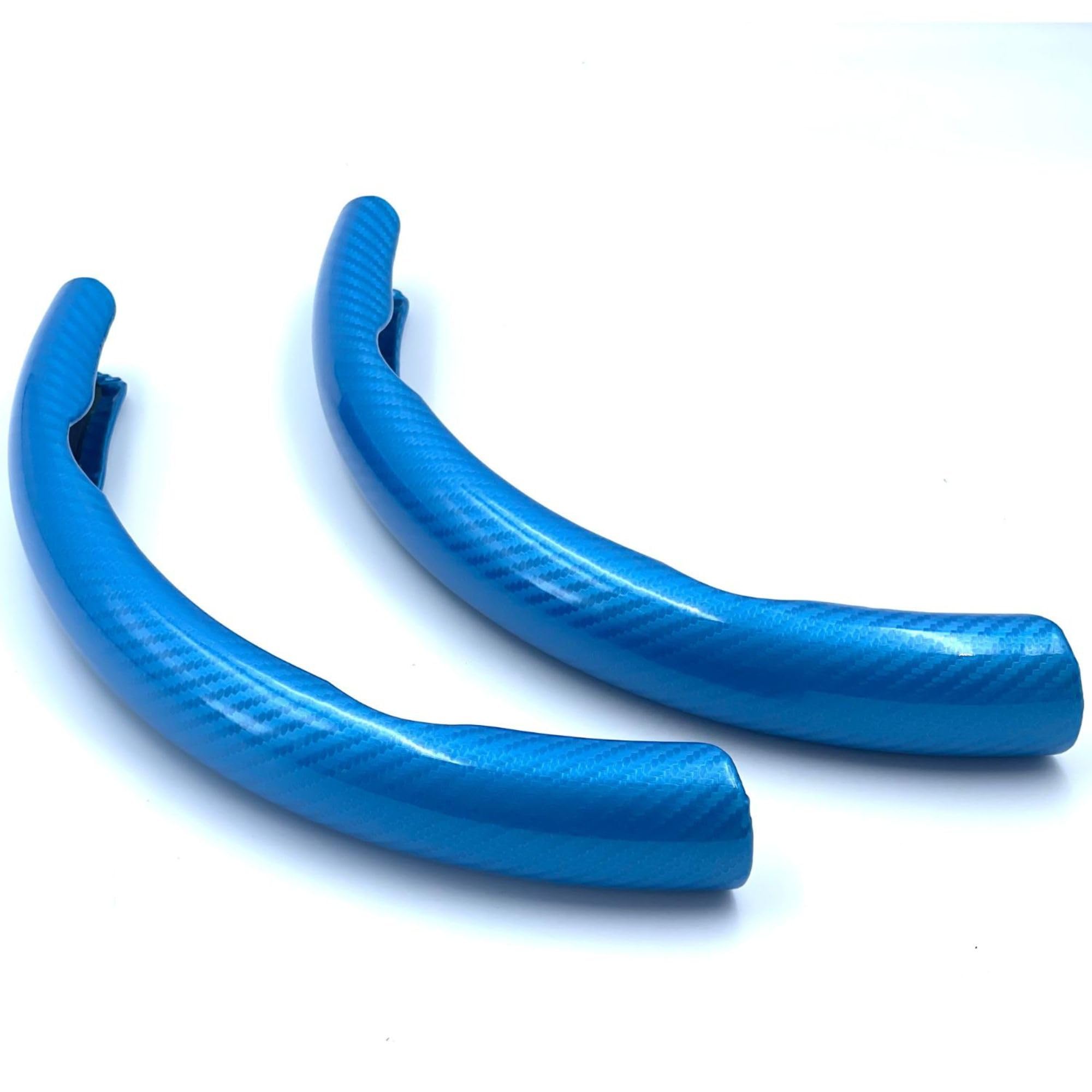 

GRmkt Чехол на руль, Ручка для руля, для автомобилей, Противоскользящий, для потных рук, Легкая установка, Детали, D-образный, Круглый, Светло-голубой