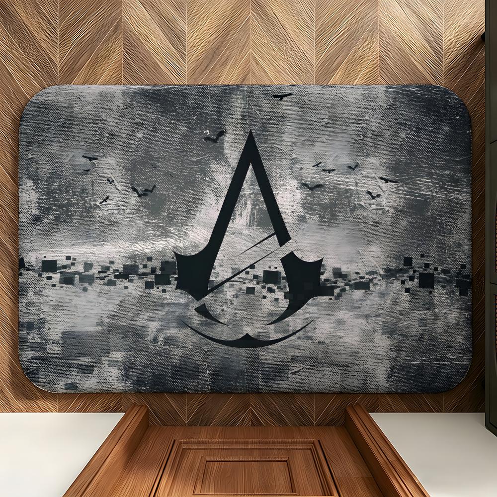 game A-Assassins Game C-Creed Floor Mat Soft Flannel Floor Mat Suitable for Entryways, Living Rooms, Bedrooms, and Bathrooms