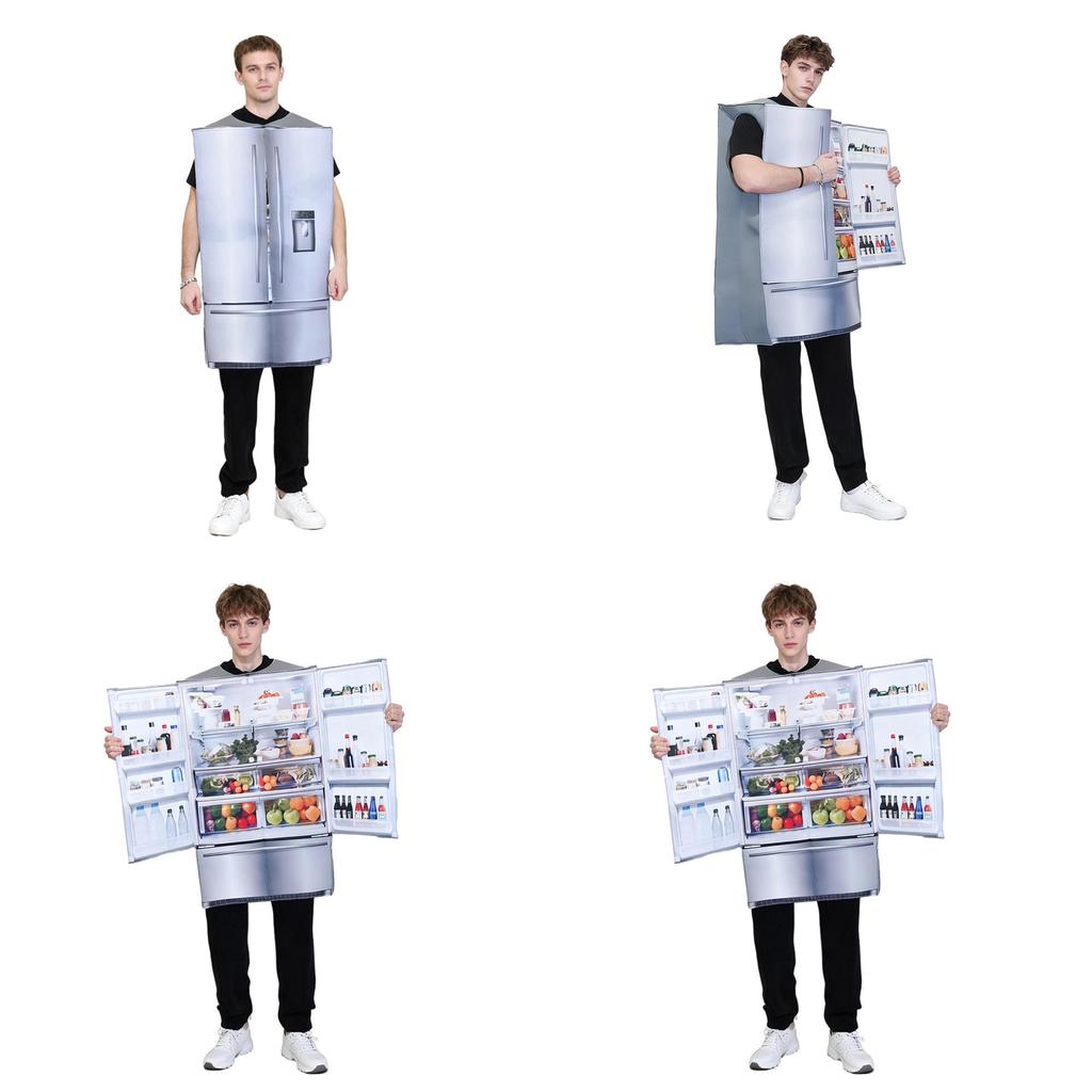 Halloween Costume Refrigerator Cosplay Suit For Adults Party And Bar Fun Creators