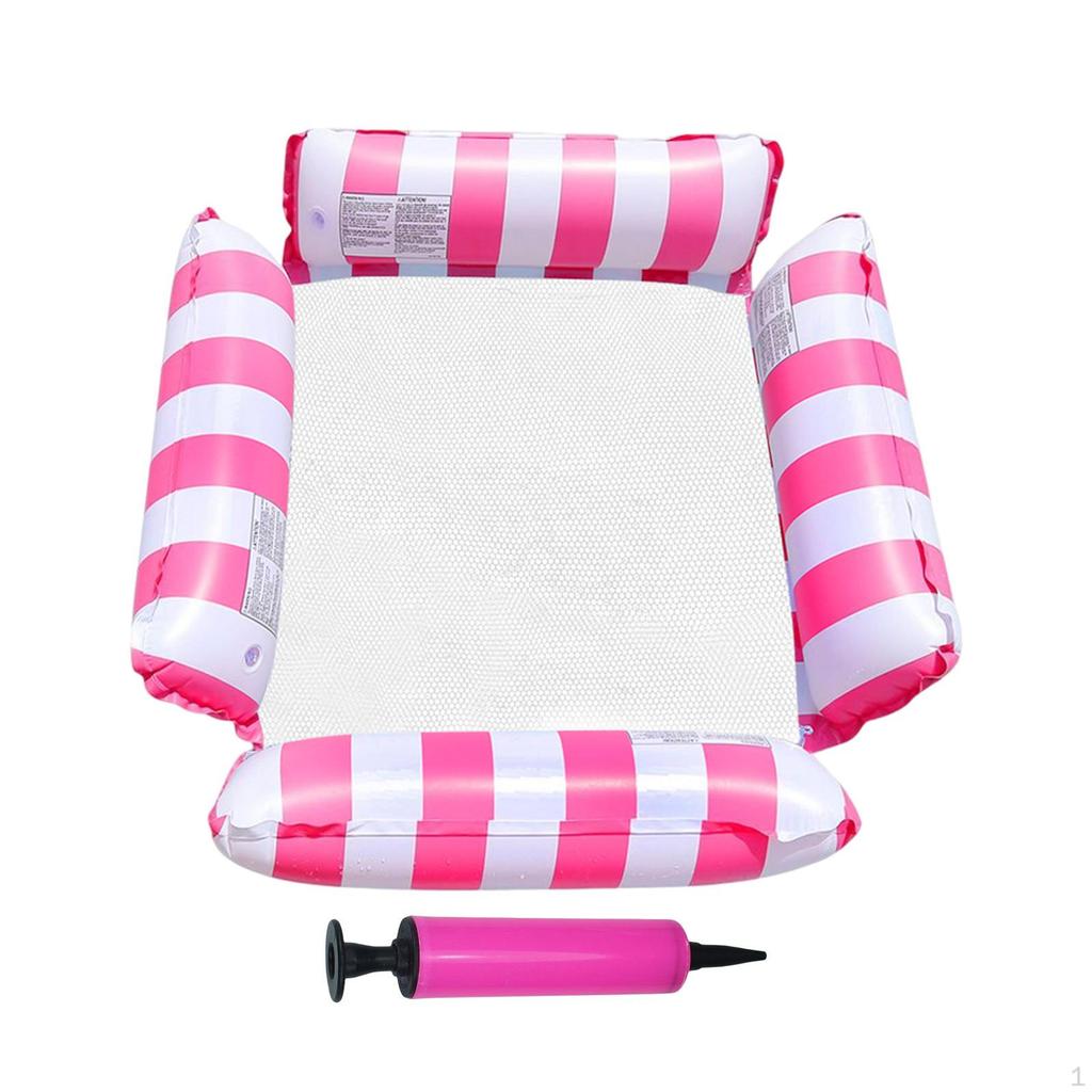 Chair, Inflatable Recliner, Buoyancy Bed Float Lounge Water Hammock for Beach,
