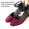 Women's Latin Dance Shoes  Ballroom Shiny Salsa Dance Shoes Tango Ladies Girls Comfortable Dancing Shoes for Women Heel 5.5cm