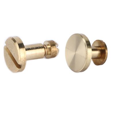 10 Sets Book Binding Screw Easily Binding Disassemble Sturdy DIY Ledger Rivets for Leather Crafts Le
