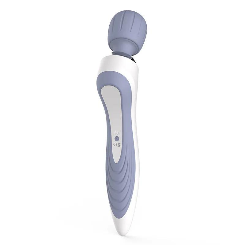High Frequency Vibration Massage Stick 11 Modes Deep Tissue Rechargeable USB Fast Charge IPX7 Waterproof Portable Silicone Heads