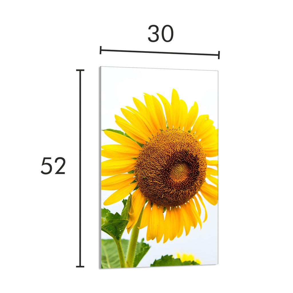 SZKLANA DESKA DO KROJENIA 30x52 Kwiat