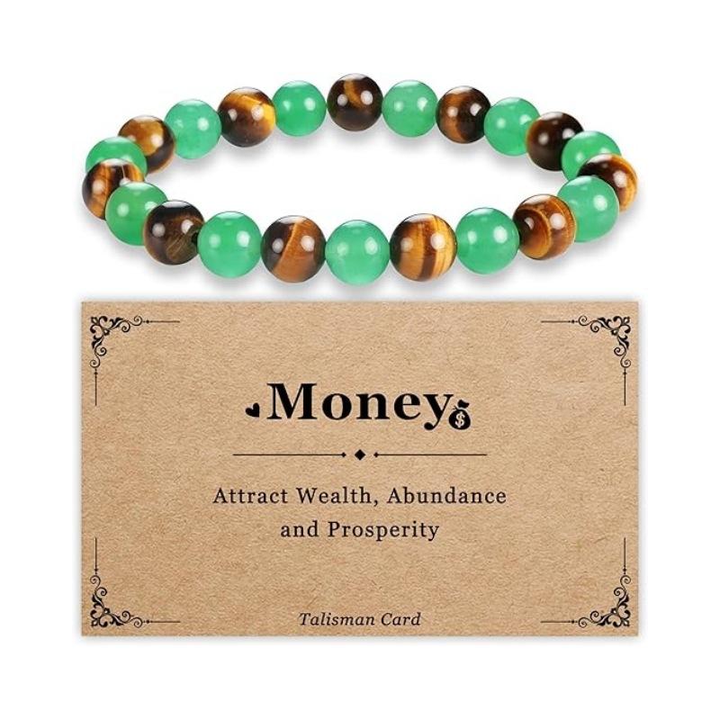 JYL TS Bracelet  Healing Bead Elastic Enhances Wellness & Positive Energy