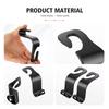 Car Rear Seat Hanging Holder Organizer Back Seat Headrest Hook For BMW Performance M E87 E30 E46 E28 F35 G20 E93 F20 X3 X NTP2