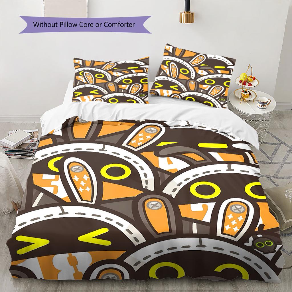 ZZZ Muster Bettwäsche Tagesdecke Set Bettbezug Kissenbezug Heimdekoration Geburtstagsgeschenk (1 Bettbezug + 2 Kissenbezüge, ohne Füllung)