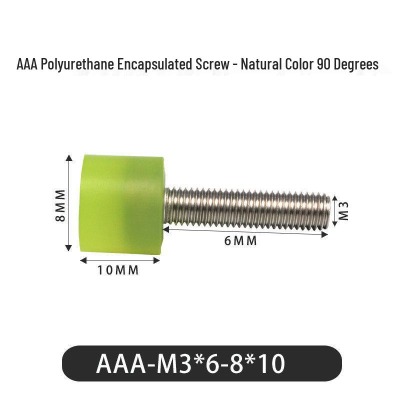 S304 Stainless Steel PU-Coated Anti-Collision Screw Bolt