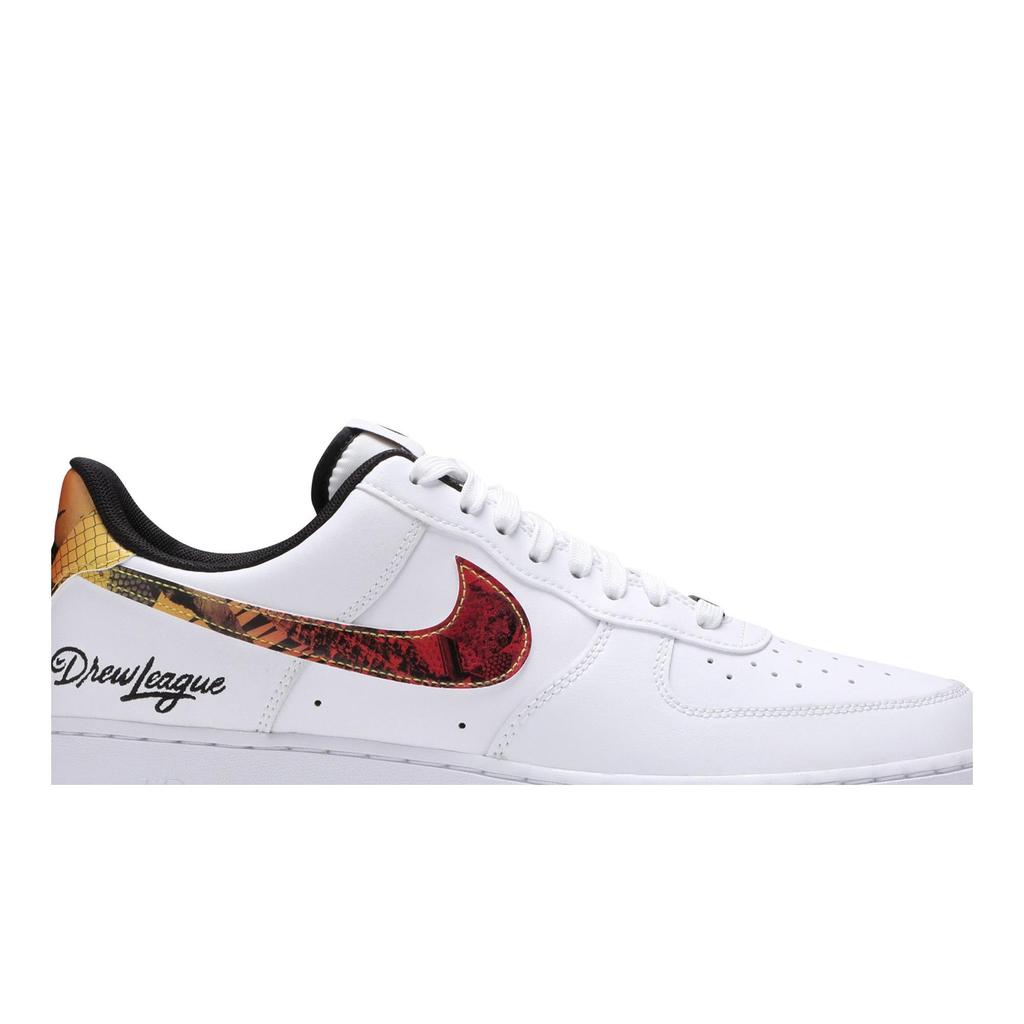 Nike Air Force 1 'Drew League' 2021 (Unisex) White / Black / Multi-Color Skateboard Shoes DM7578 100