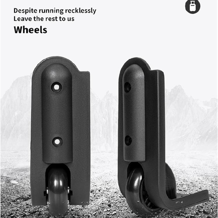 1 Paar PVC-Gepäckräder Kofferräder Ersatz-Lenkrolle für den Urlaub