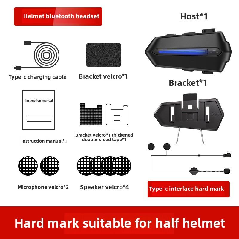 

Беспроводная Bluetooth-гарнитура для шлема - Hi-Fi музыка, автоматический ответ, голосовой помощник, 48 часов работы от аккумулятора