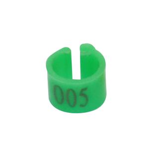 100 Pcs/bag Inner Diameter 6mm Pigeon Leg Poultry Dove Bird Parrot Clip Rings Band Foot Ring Pigeon Supplies NO.001~100