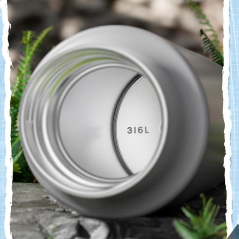 Bablov 480ml Vacuum Flask Stainless Steel Thermos Cup Portable Hot & Cold Insulated Cup Leak-proof Sports/Climbing/Travel Mug