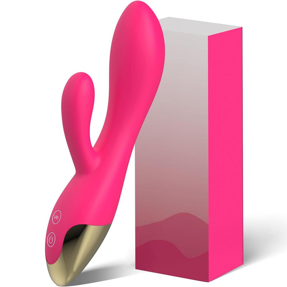 Rabbit Vibrator G spot Dildo Vibrátor pro ženy Vodotěsný stimulátor vaginálního klitorisu Ženská masturbace Sexuální hračky pro dospělé páry