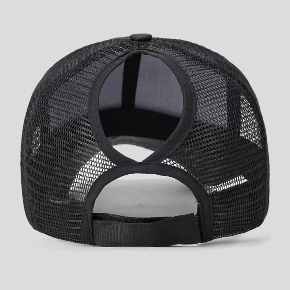 Breathable Mesh Mesh Baseball Caps Hollow Out Back Visor Hat Casual Sun Hats  for Women and Men