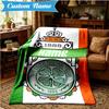 Coperta Personalizzata con Stemma Celtic FC Leggera Ideale per Letto Perfetta per Viaggi, Campeggio, Soggiorni, Divani, Regalo di Natale