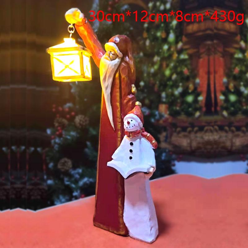 

Рождественский Дед Мороз, Снеговик, Детские поделки из смолы, Рождественская атмосфера, Пасторальные украшения и украшения